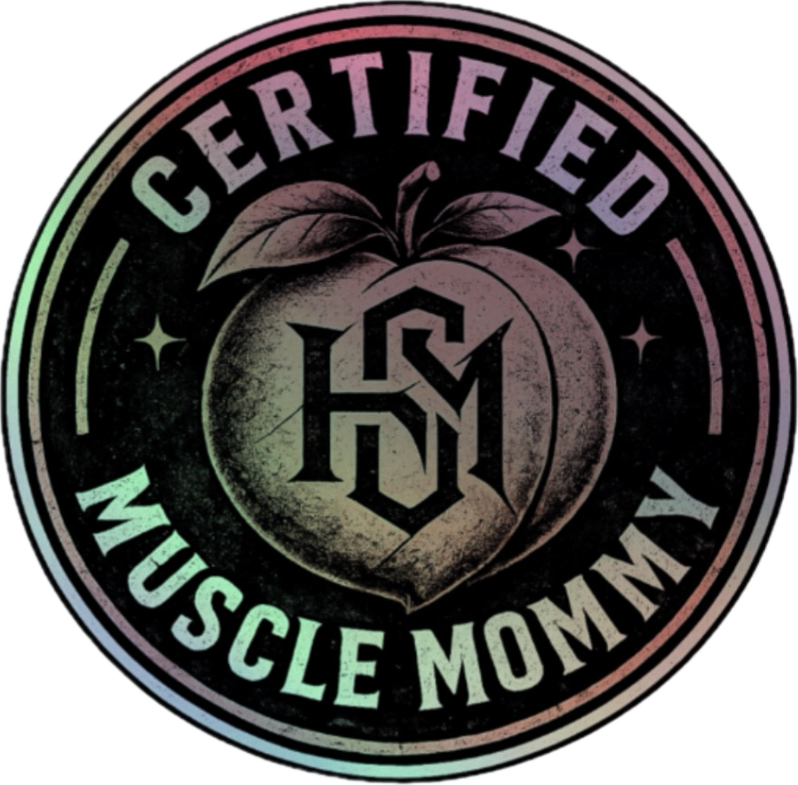 Muscle Mommy Holographic stickers