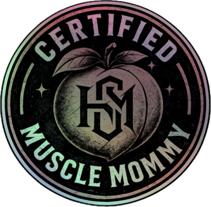 Muscle Mommy Holographic stickers