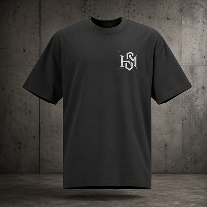 Oversized Headstrong Barbell faded t-shirt