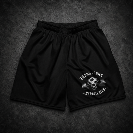 HSM Barbell Club Unisex Mesh Shorts