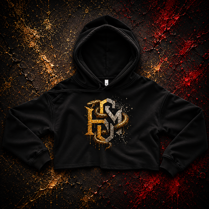 Headstrong Women Medusa Crop Hoodie