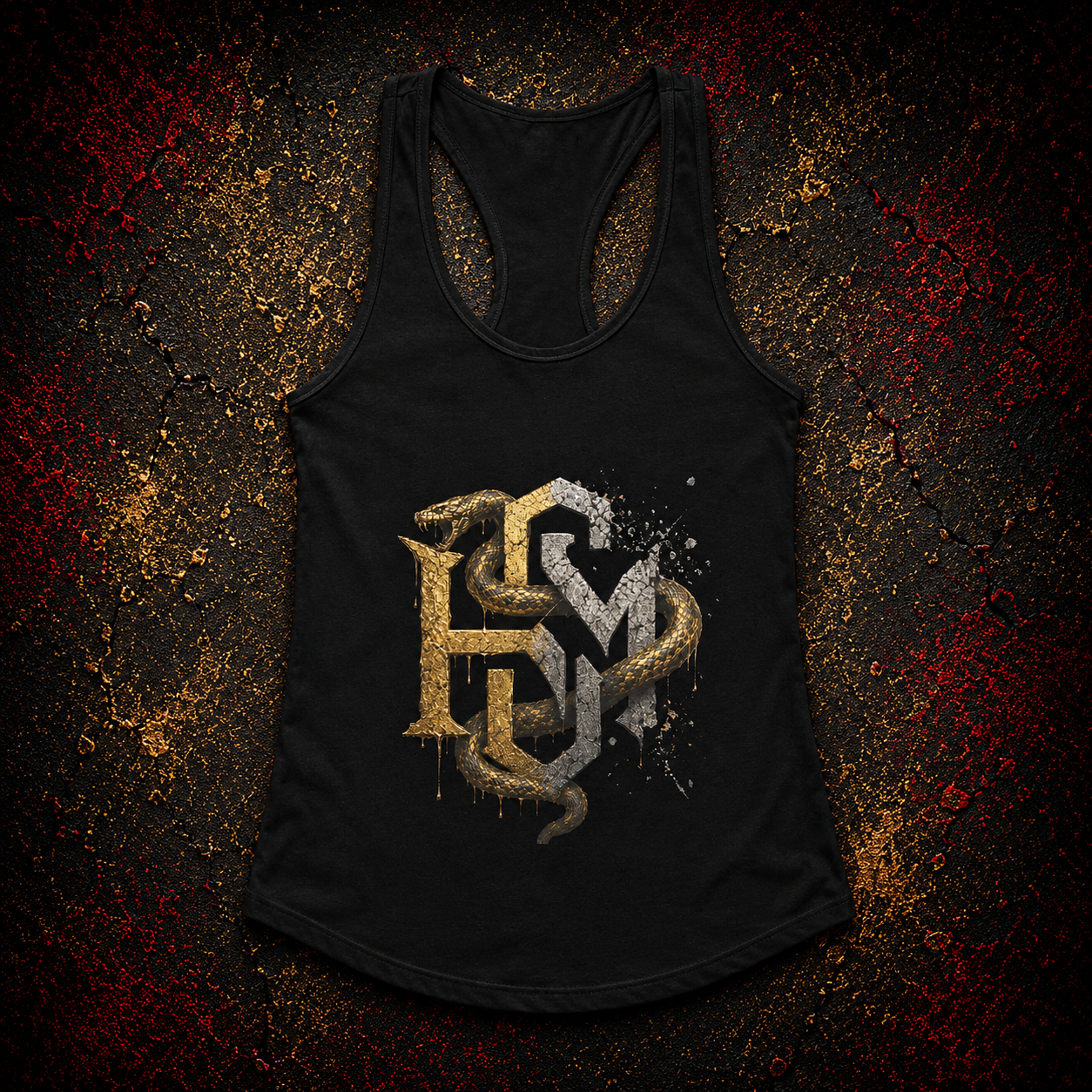 Medusa Women’s fitted racerback tank top