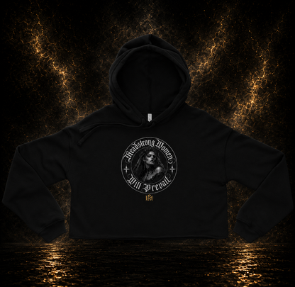 Headstrong Women Cropped Hoodie