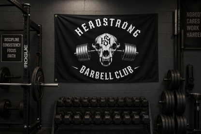 Headstrong Barbell Club Flag